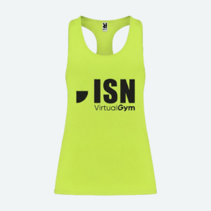 Camiseta técnica de tirantes - amarillo fluor